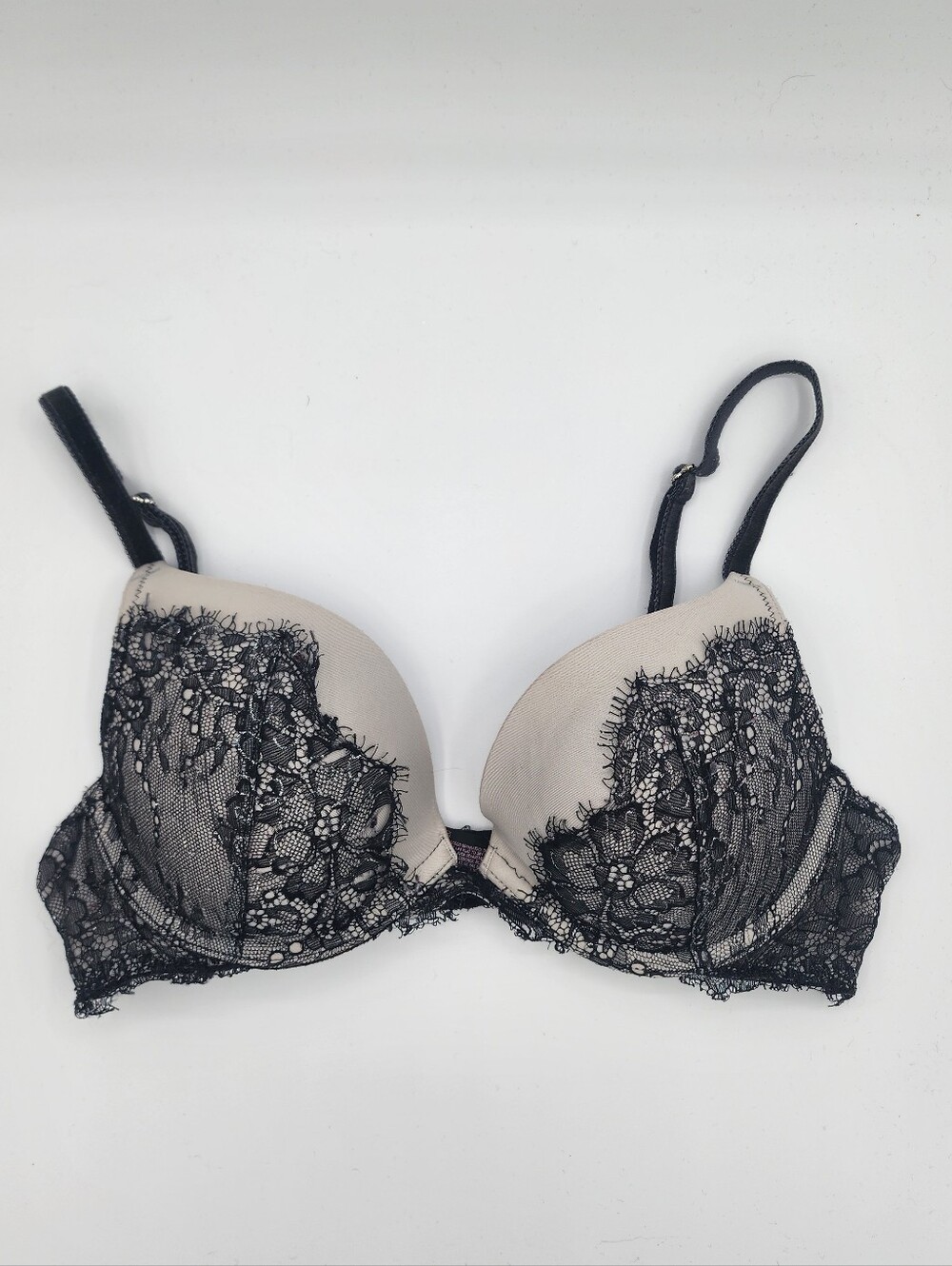 Victoria's Secret Dream Angels Push Up Bra Metallic Lace 32C